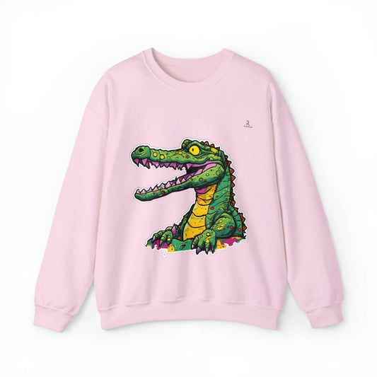 Technicolor Trend: The Cheerful Croco Sweatshirt (U.S) - RoosStyle Design