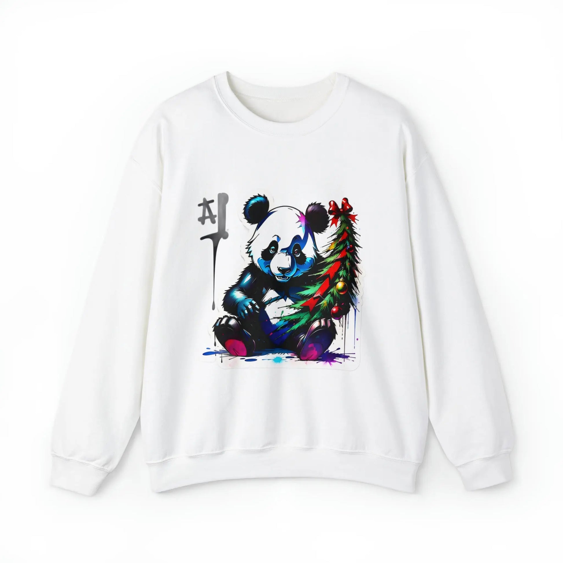 "The Christmas Panda: Spreader of Festive Joy" Sweatshirt(U.S) - RoosStyle Design