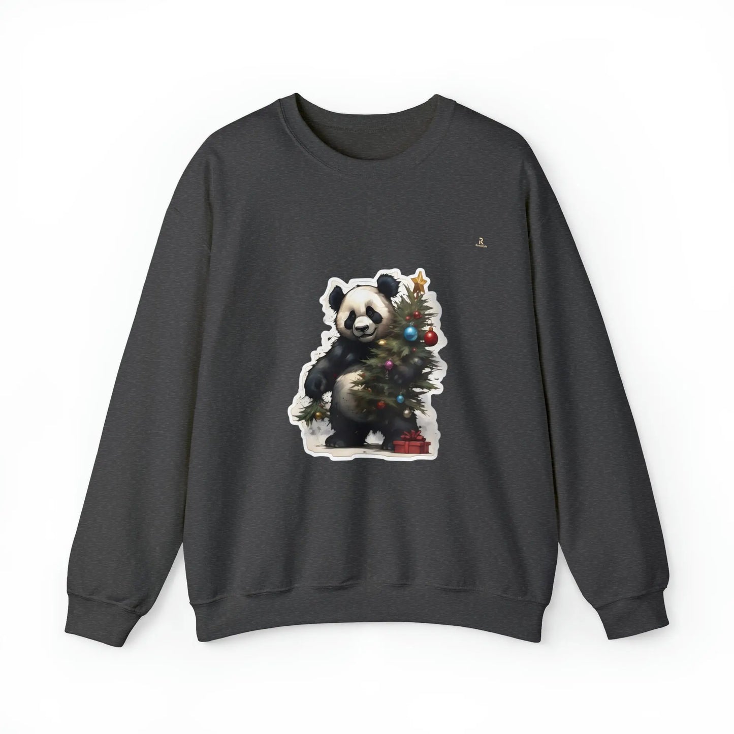"The Christmas Spirit: The Festive Panda" Sweatshirt(U.S) - RoosStyle Design