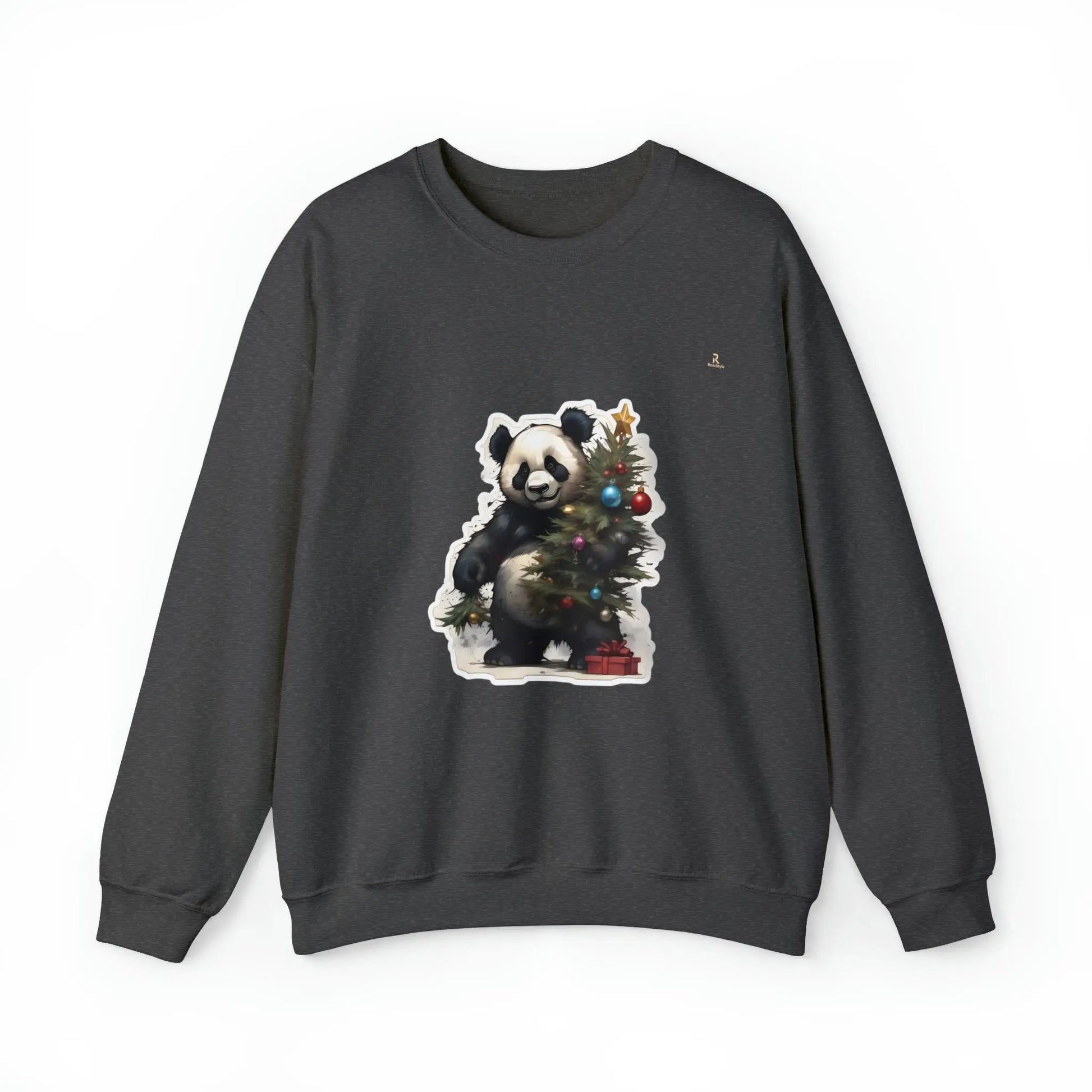 "The Christmas Spirit: The Festive Panda" Sweatshirt(U.S) - RoosStyle Design