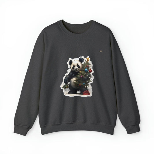 "The Christmas Spirit: The Festive Panda" Sweatshirt(U.S) - RoosStyle Design