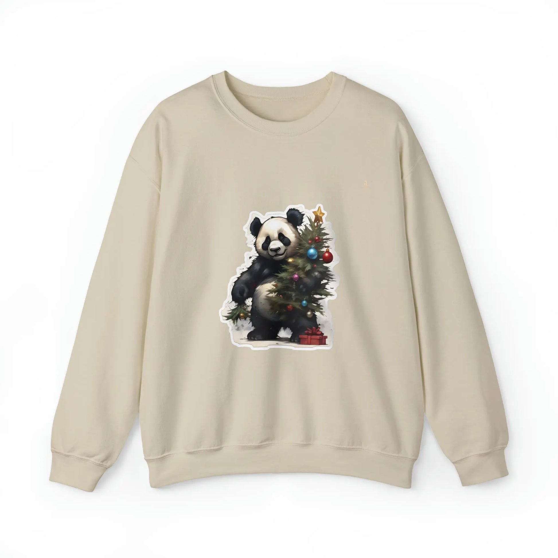 "The Christmas Spirit: The Festive Panda" Sweatshirt(U.S) - RoosStyle Design