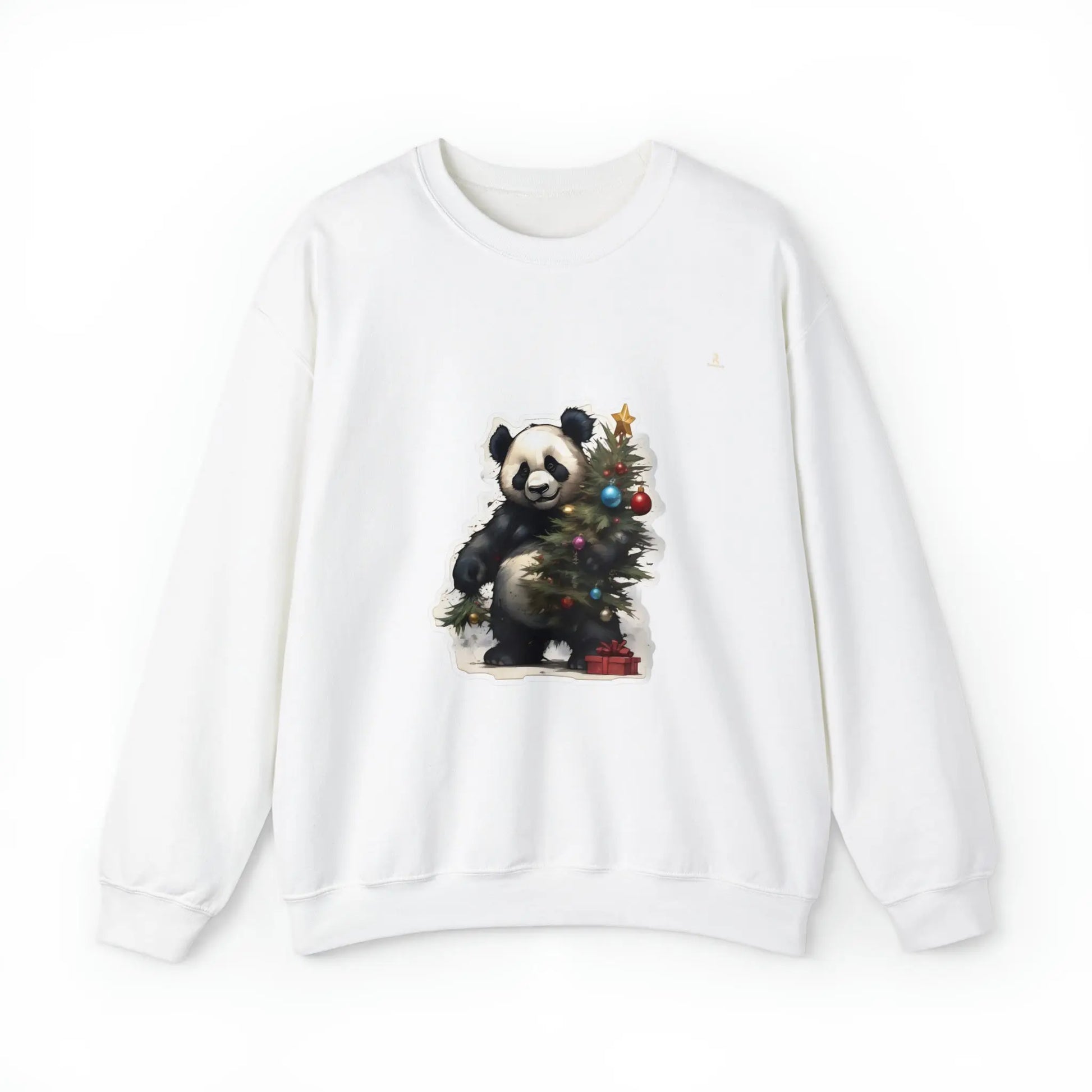 "The Christmas Spirit: The Festive Panda" Sweatshirt(U.S) - RoosStyle Design