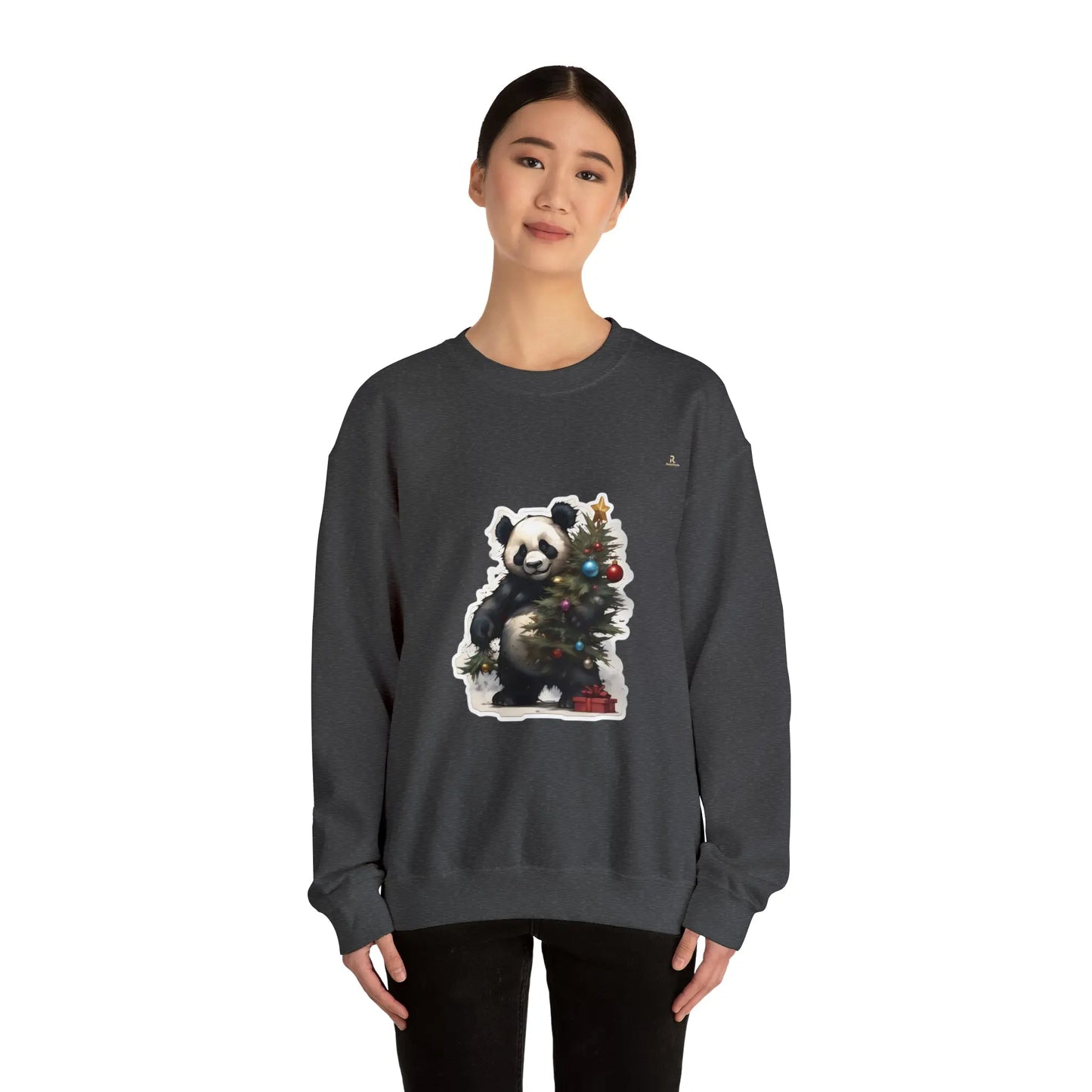 "The Christmas Spirit: The Festive Panda" Sweatshirt(U.S) - RoosStyle Design