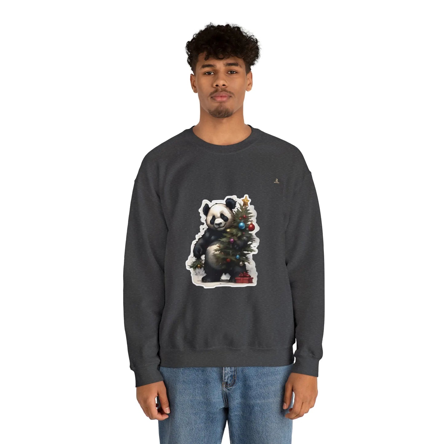 "The Christmas Spirit: The Festive Panda" Sweatshirt(U.S) - RoosStyle Design