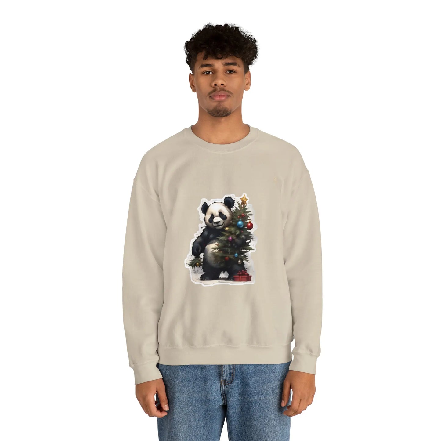 "The Christmas Spirit: The Festive Panda" Sweatshirt(U.S) - RoosStyle Design