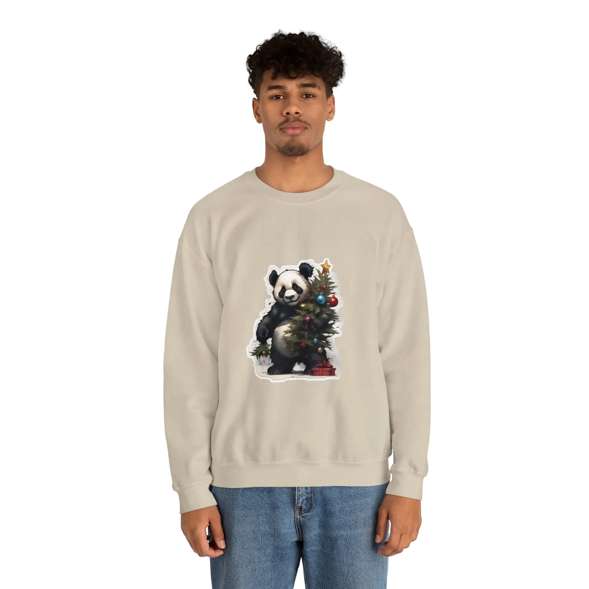 "The Christmas Spirit: The Festive Panda" Sweatshirt(U.S) - RoosStyle Design