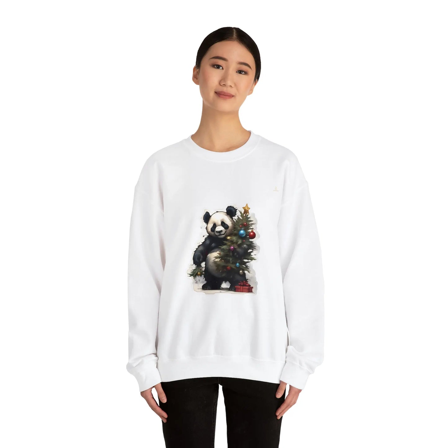 "The Christmas Spirit: The Festive Panda" Sweatshirt(U.S) - RoosStyle Design