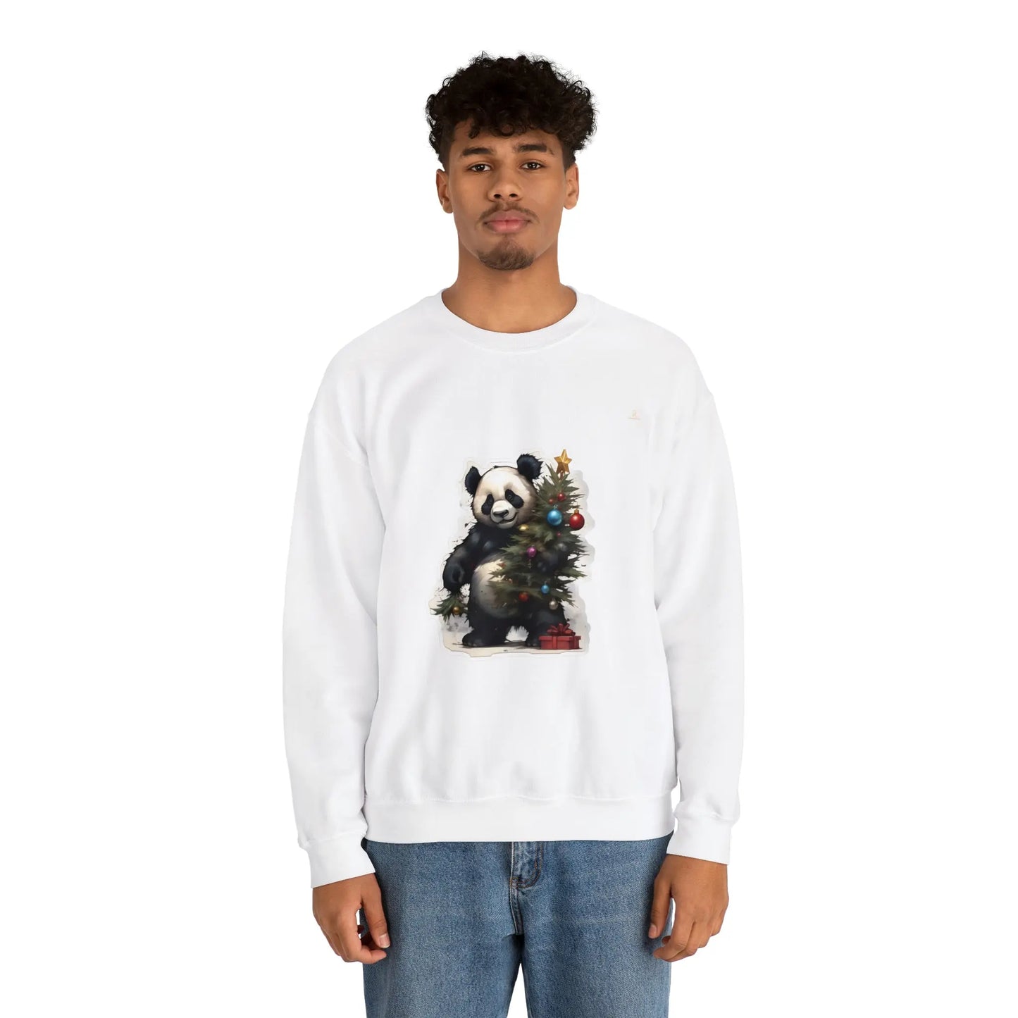 "The Christmas Spirit: The Festive Panda" Sweatshirt(U.S) - RoosStyle Design