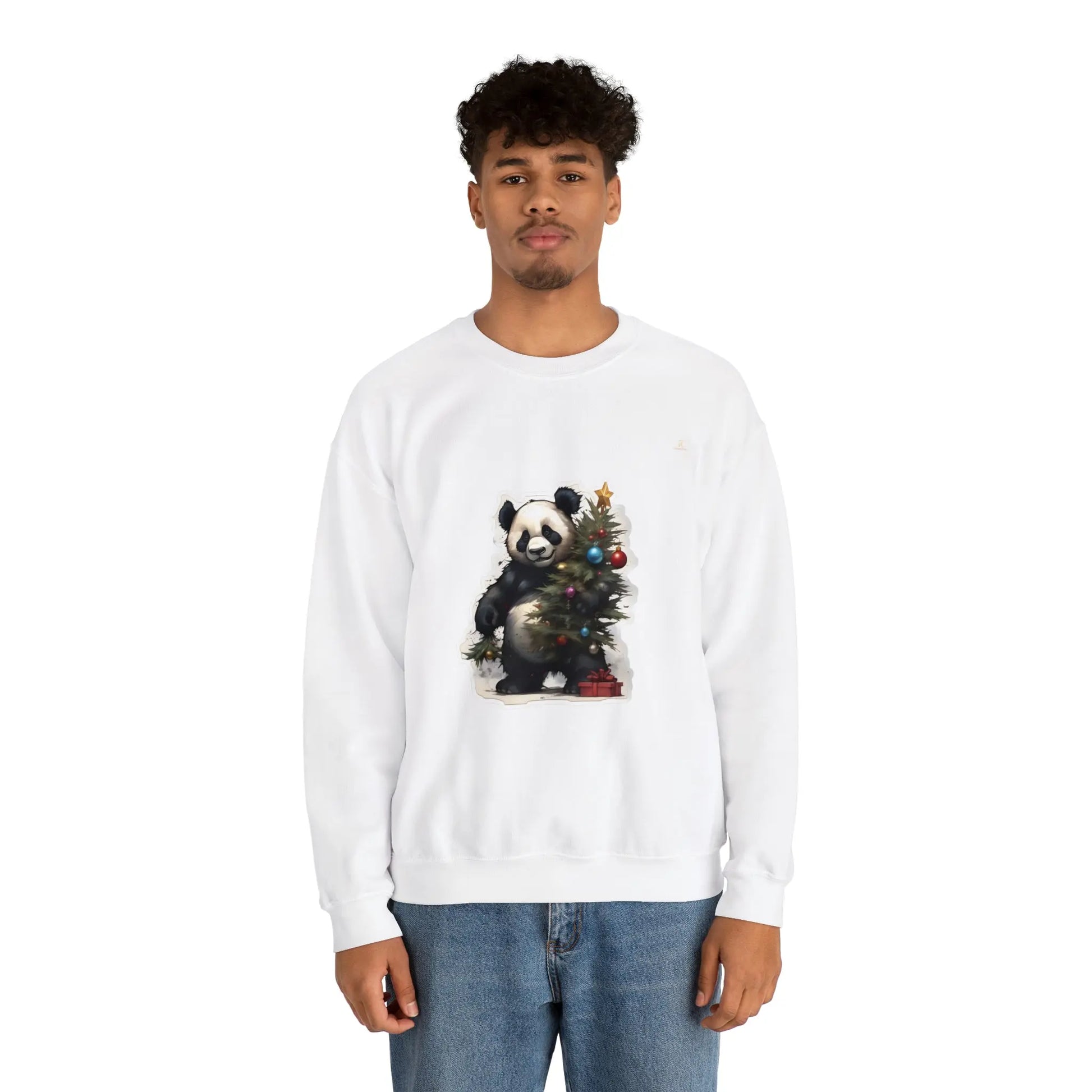 "The Christmas Spirit: The Festive Panda" Sweatshirt(U.S) - RoosStyle Design