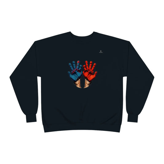 The Duality of Skeleton Hands Sweatshirt - RoosStyle Design