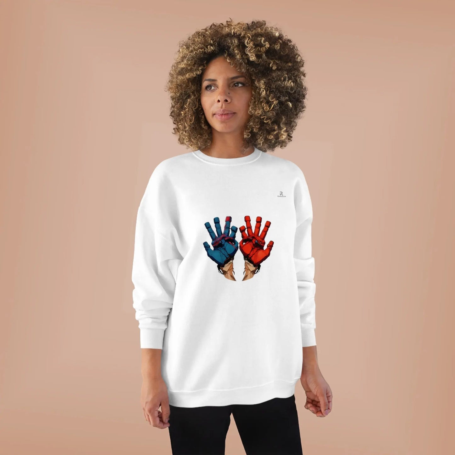 The Duality of Skeleton Hands Sweatshirt - RoosStyle Design