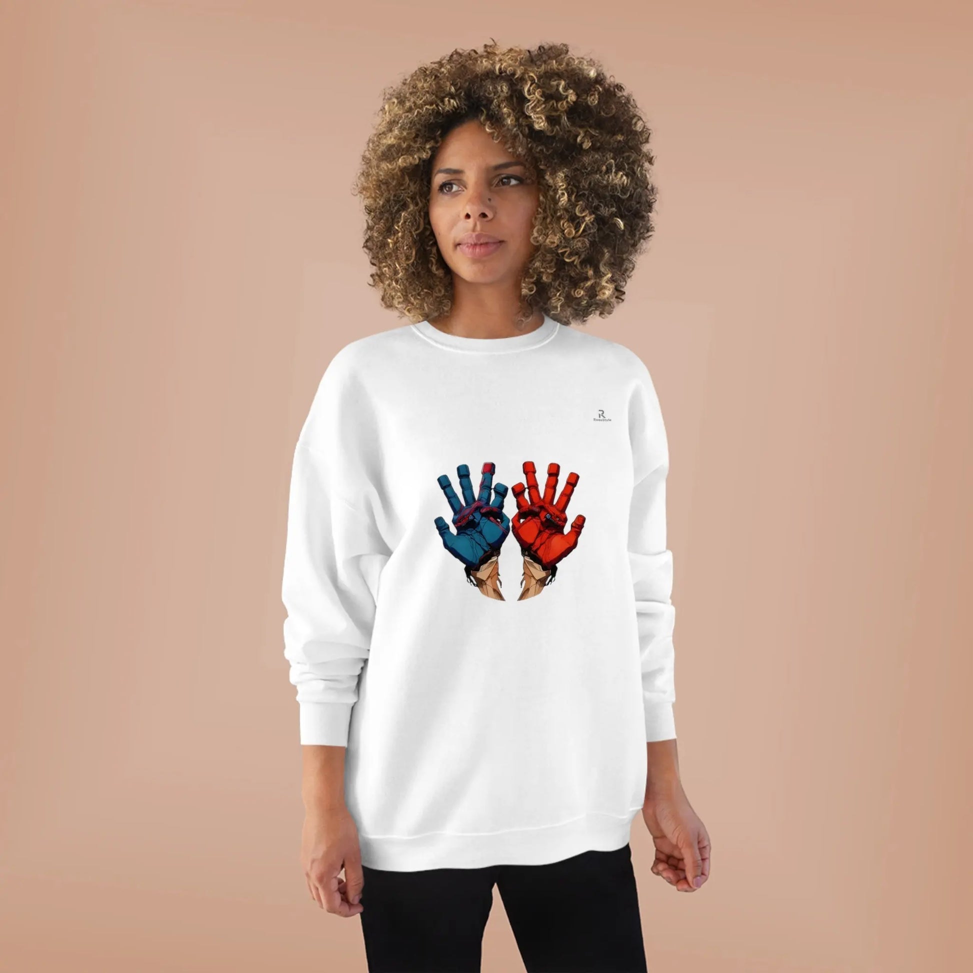 The Duality of Skeleton Hands Sweatshirt - RoosStyle Design