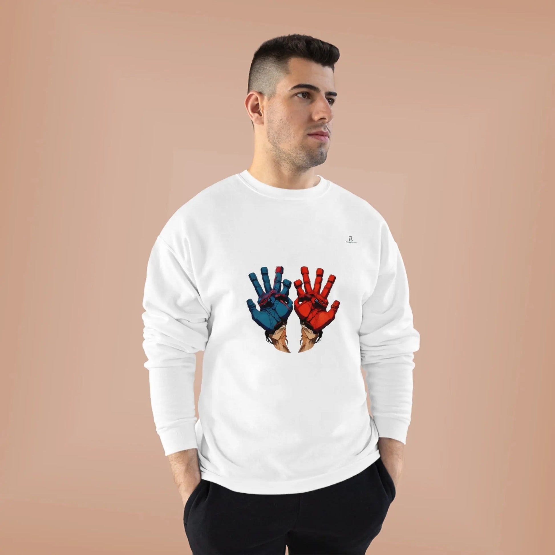 The Duality of Skeleton Hands Sweatshirt - RoosStyle Design
