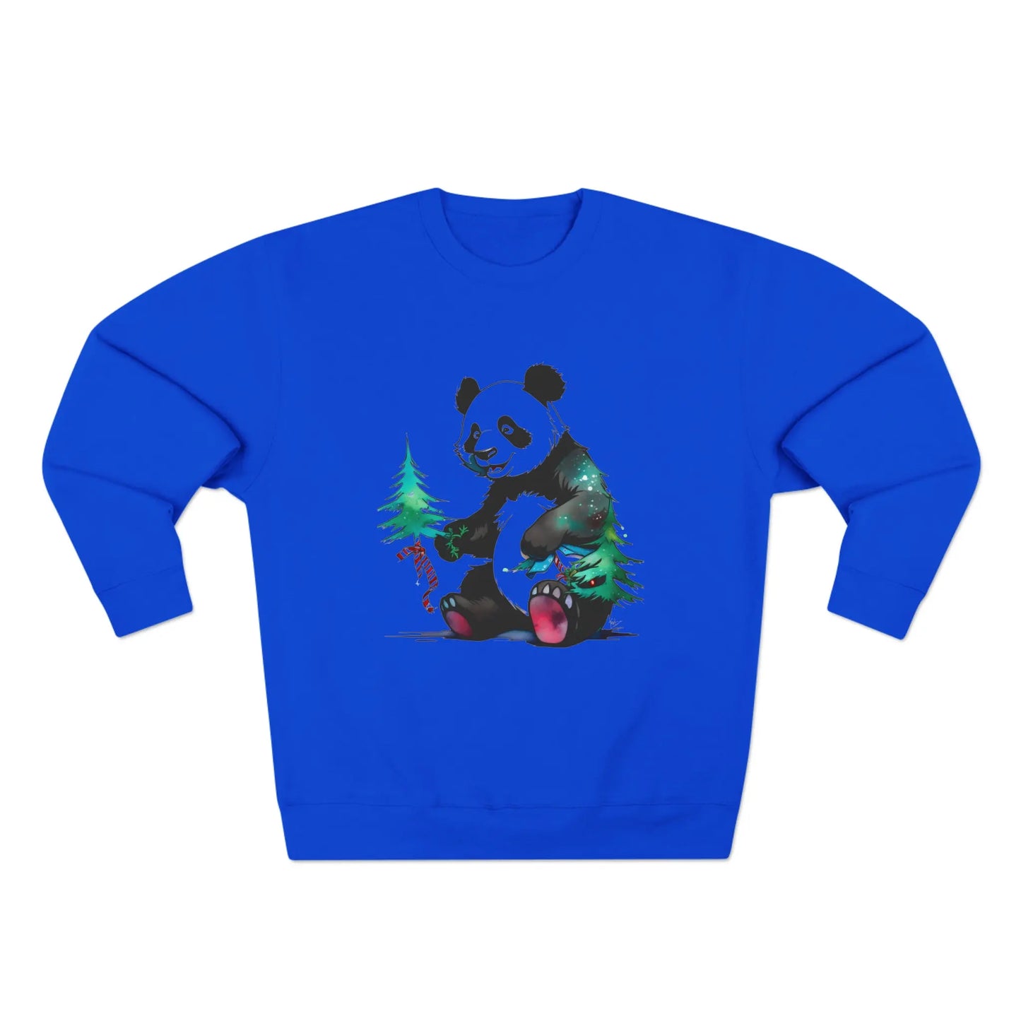 "The Magic of the Holidays: The Panda and its Fir" Sweatshirt (U.S) - RoosStyle Design