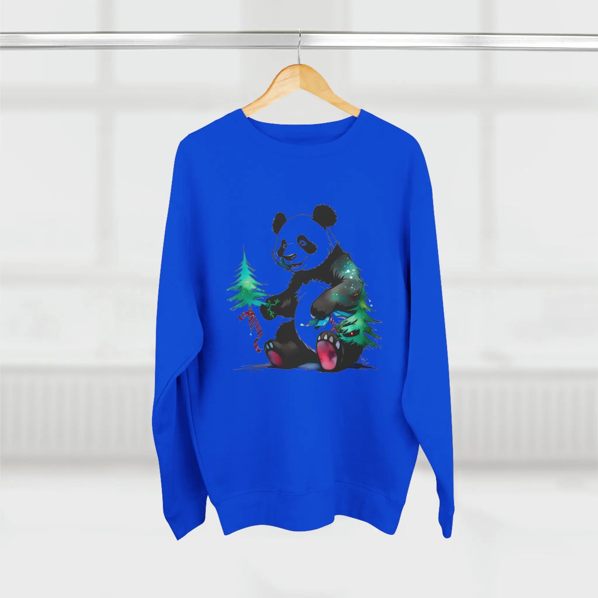 "The Magic of the Holidays: The Panda and its Fir" Sweatshirt (U.S) - RoosStyle Design