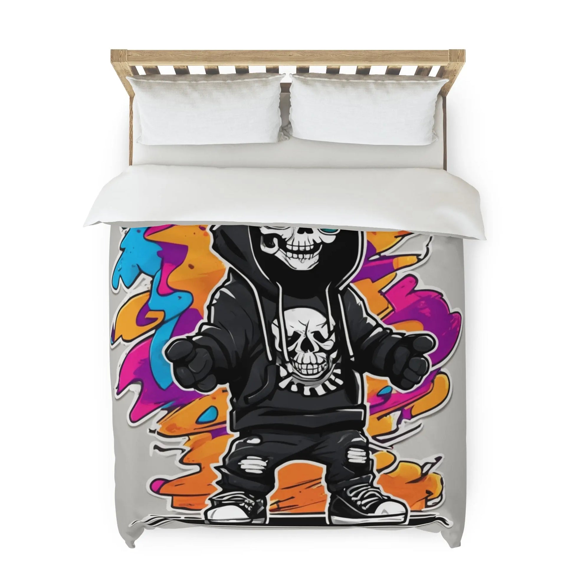 Urban Skeleton Duvet Cover - RoosStyle Design