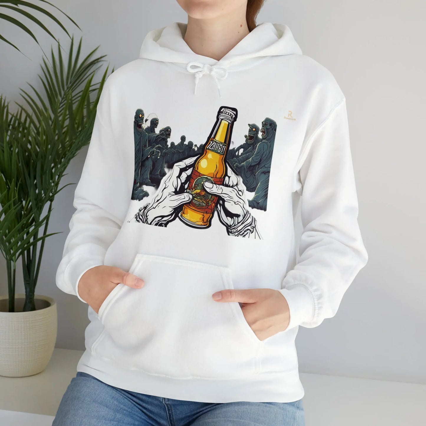 "Zombie Festival: Beer, Zombies and Hedge of Honor" Sweatshirt - RoosStyle Design