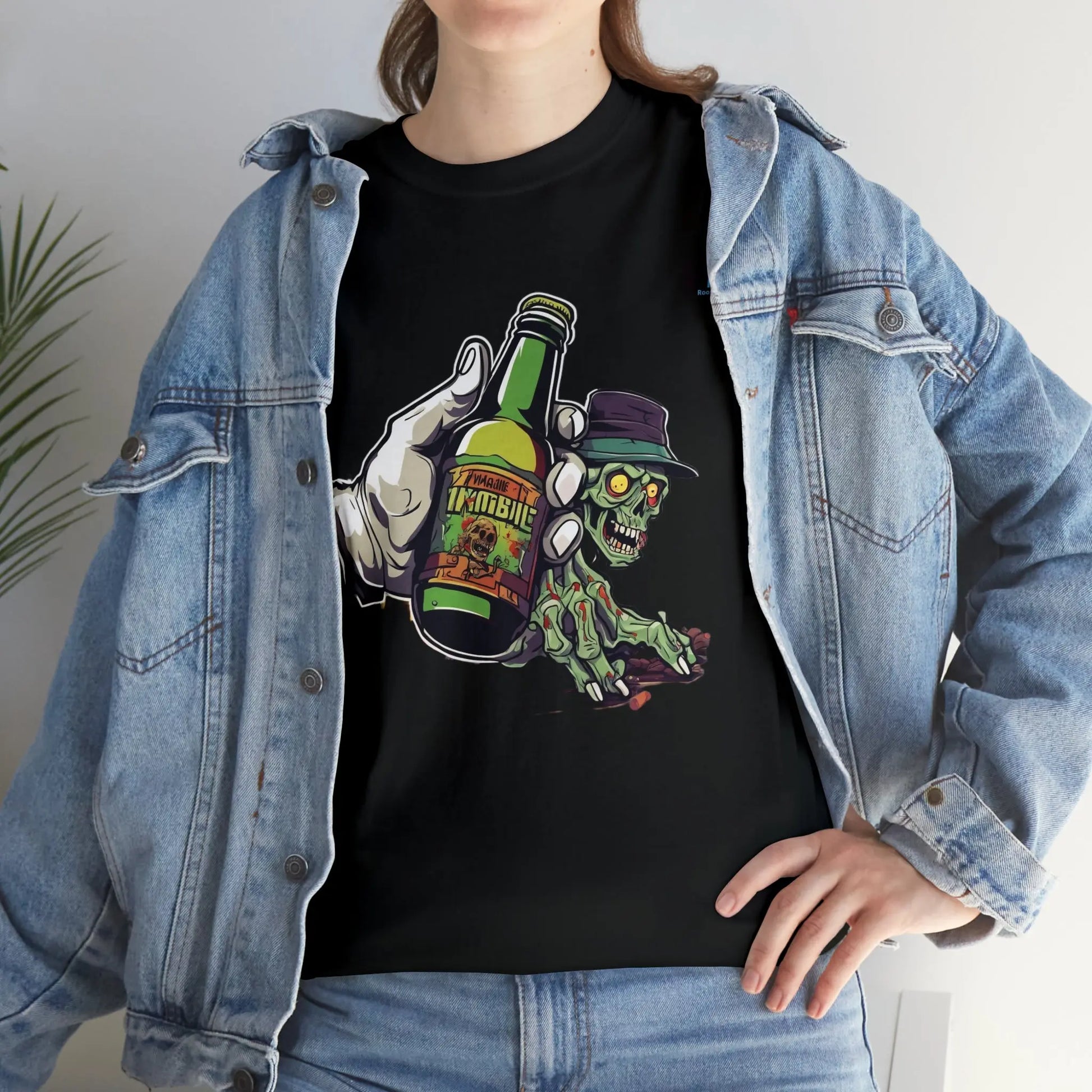 "Zombie with Beer: Thirst That Never Dies!" - RoosStyle Design