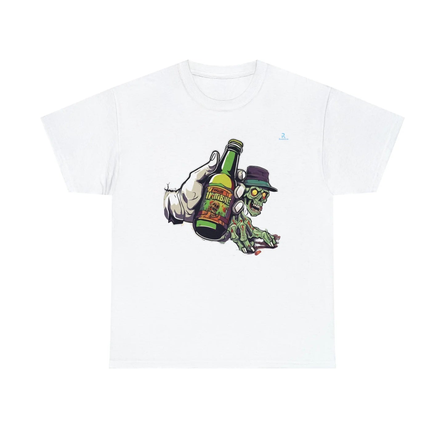"Zombie with Beer: Thirst That Never Dies!" - RoosStyle Design