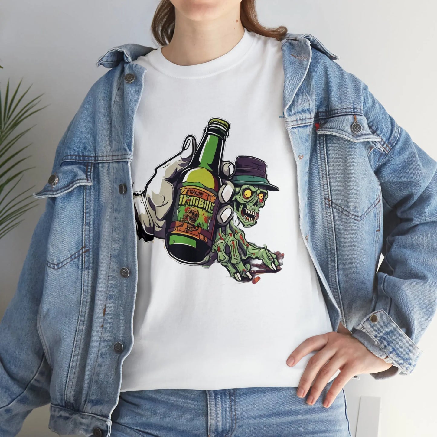"Zombie with Beer: Thirst That Never Dies!" - RoosStyle Design