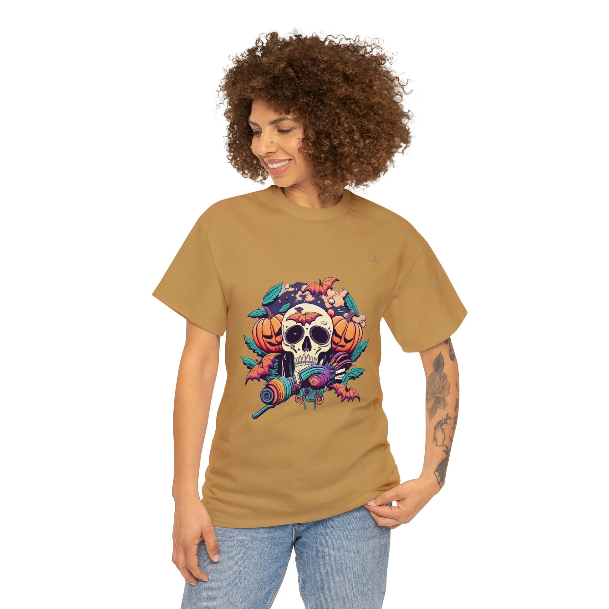 happy hippie skull - RoosStyle Design