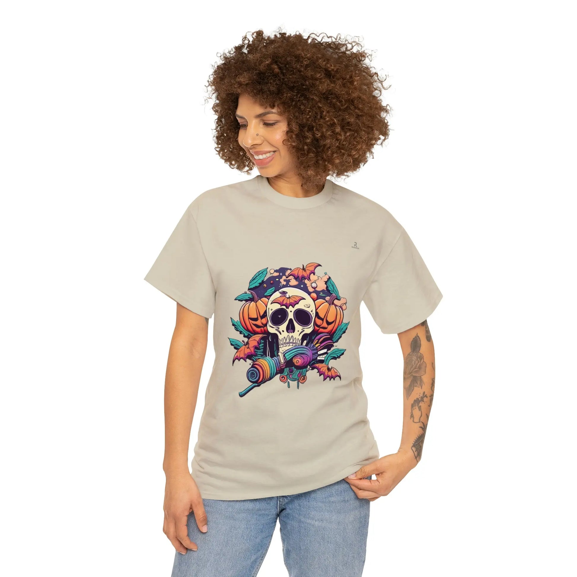 happy hippie skull - RoosStyle Design