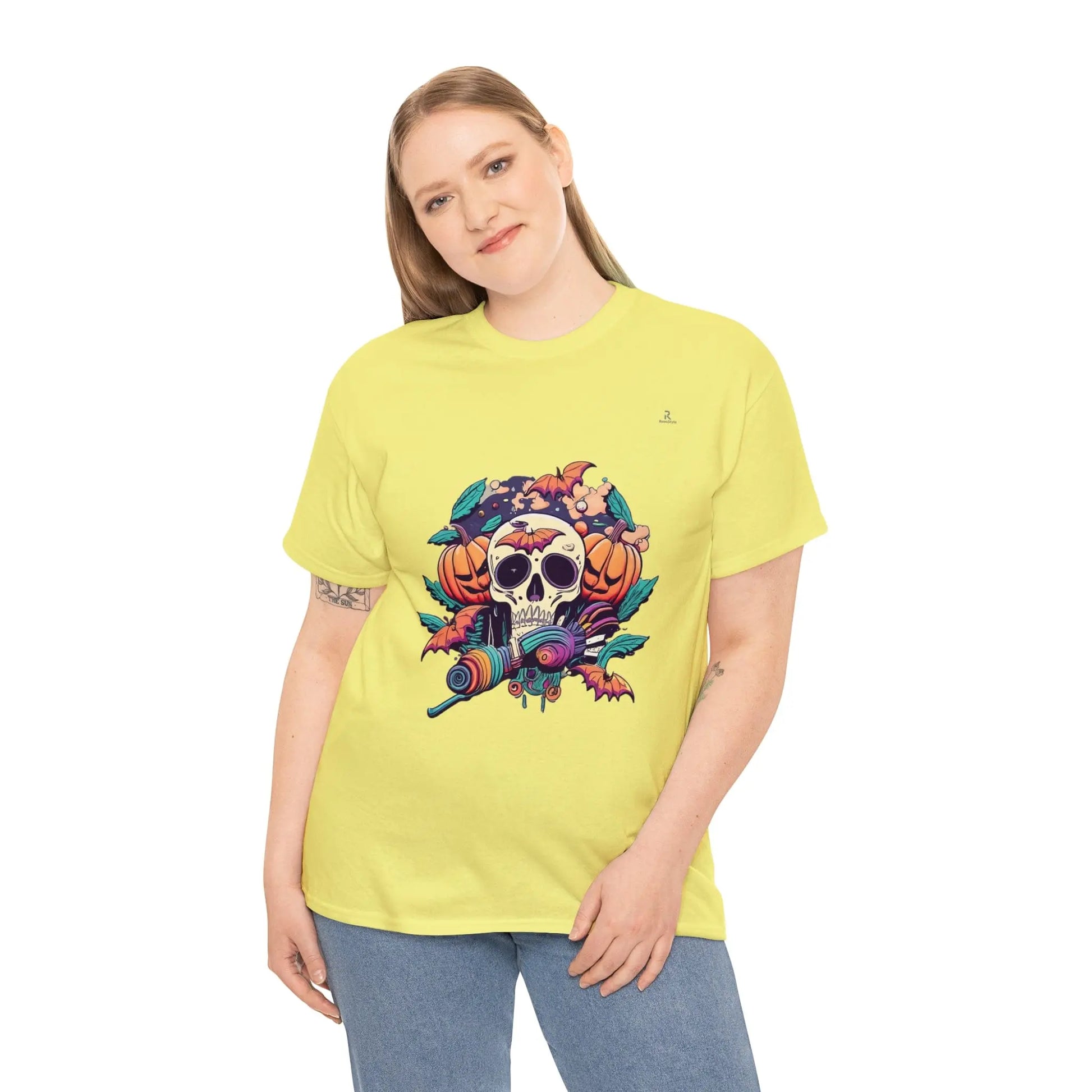 happy hippie skull - RoosStyle Design