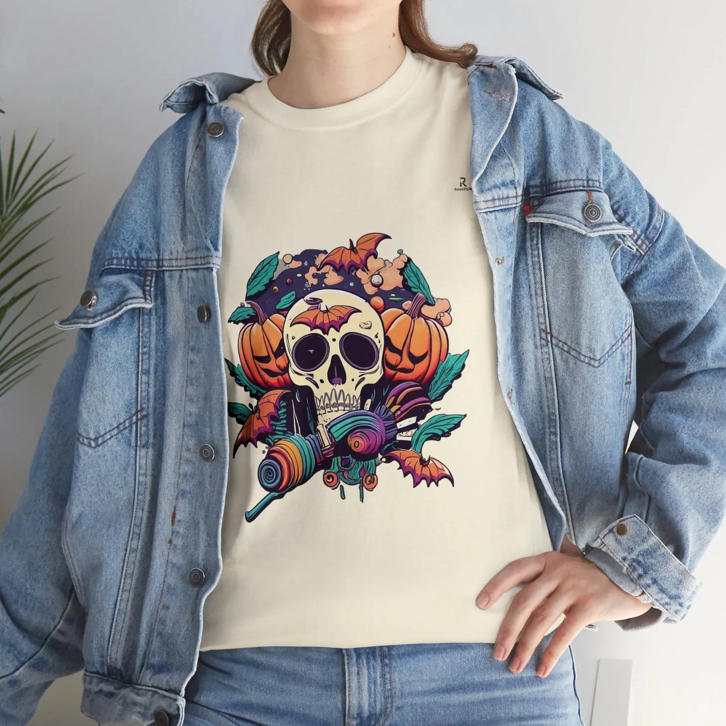 happy hippie skull - RoosStyle Design