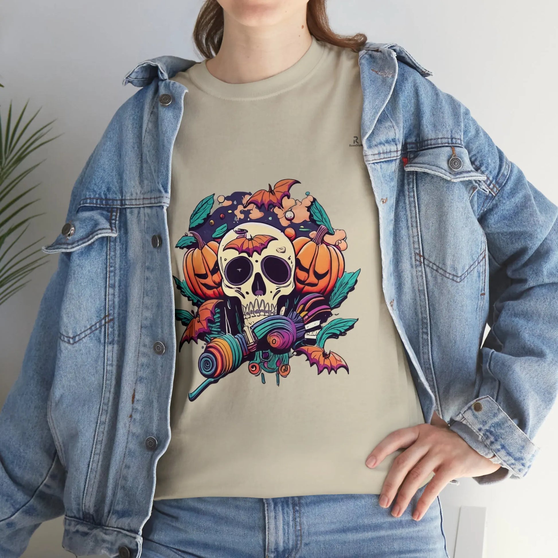 happy hippie skull - RoosStyle Design