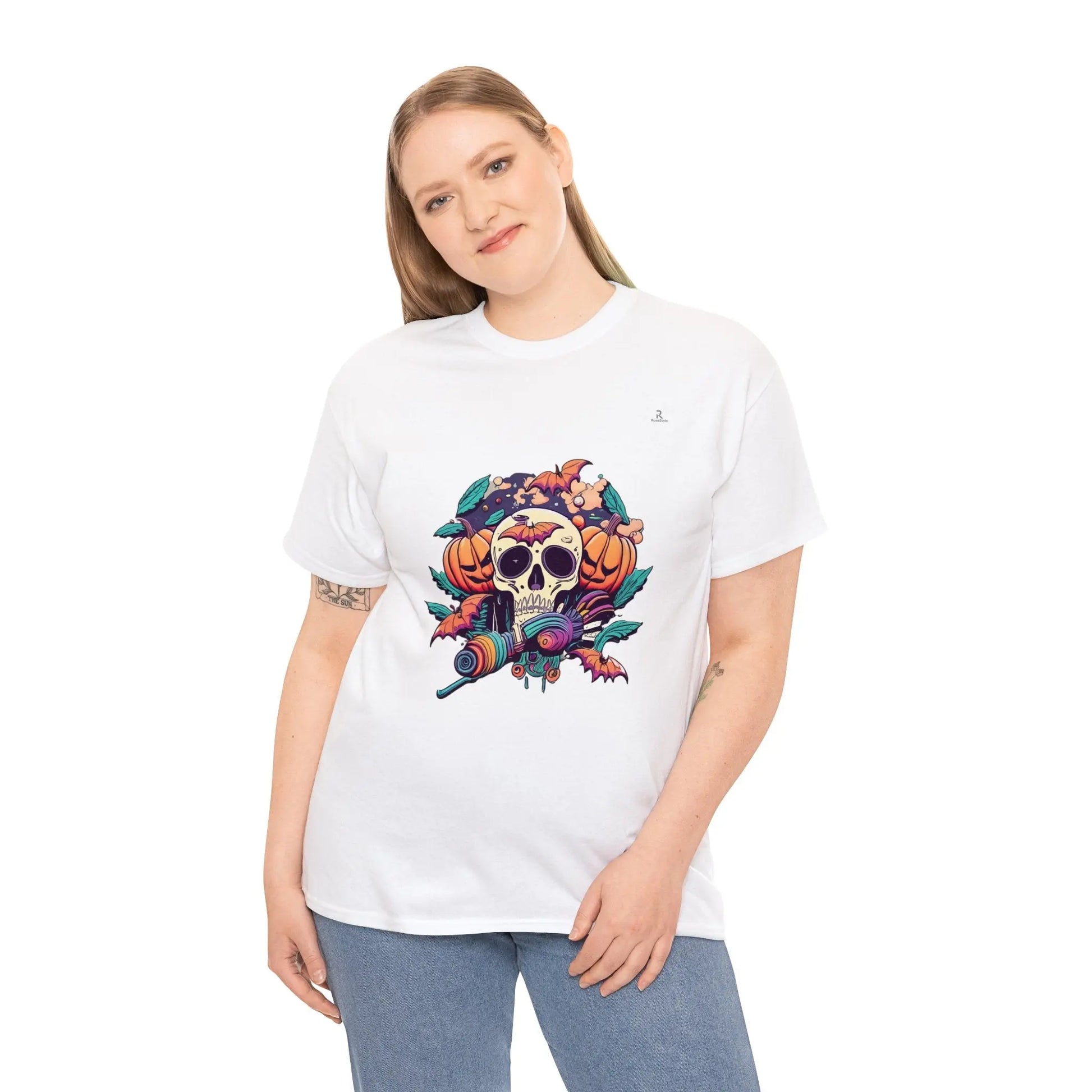 happy hippie skull (U.E) - RoosStyle Design