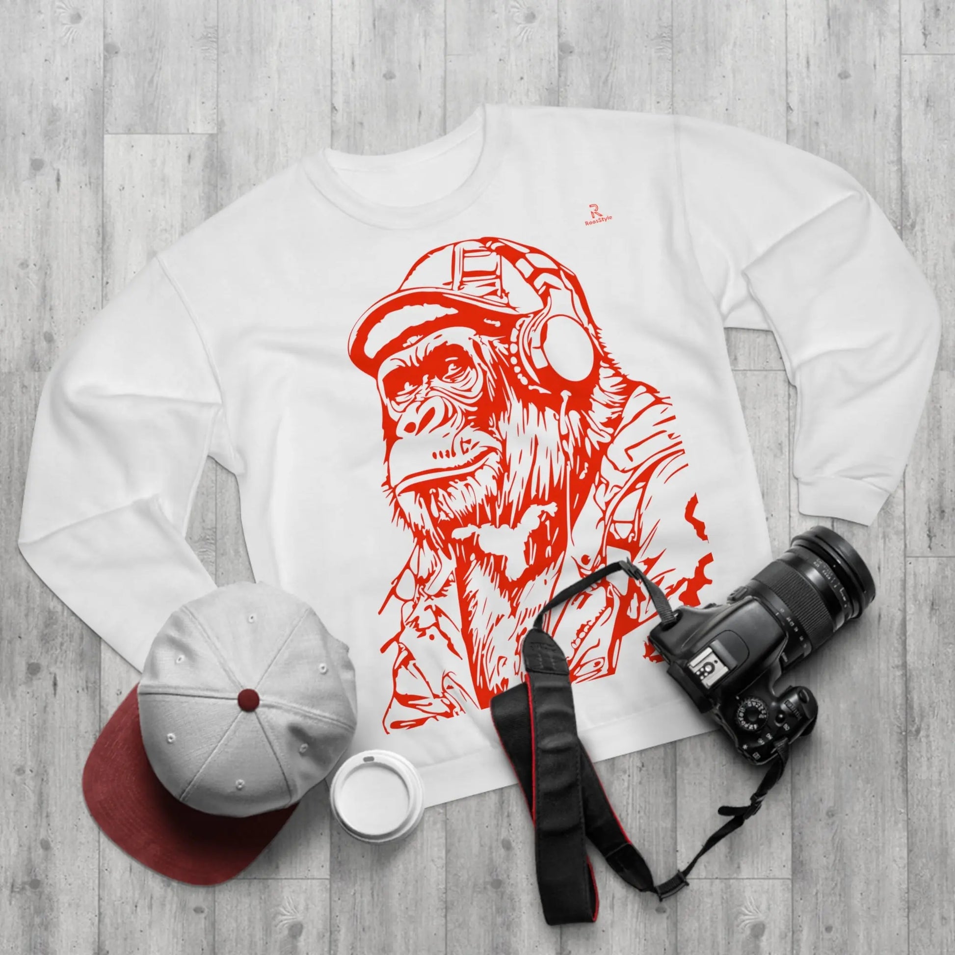 le Sweatshirt GORILLE MUSIC  (U.E) - RoosStyle Design