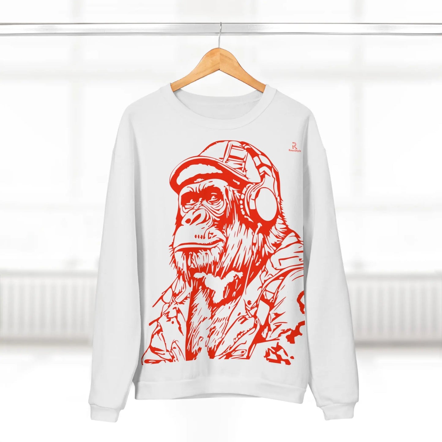 le Sweatshirt GORILLE MUSIC (U.E) - RoosStyle Design