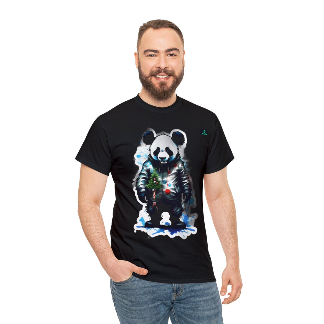 Le-t-shirt-panda-de-Noël-la-tenue-idéale-pour-les-fêtes RoosStyle Design