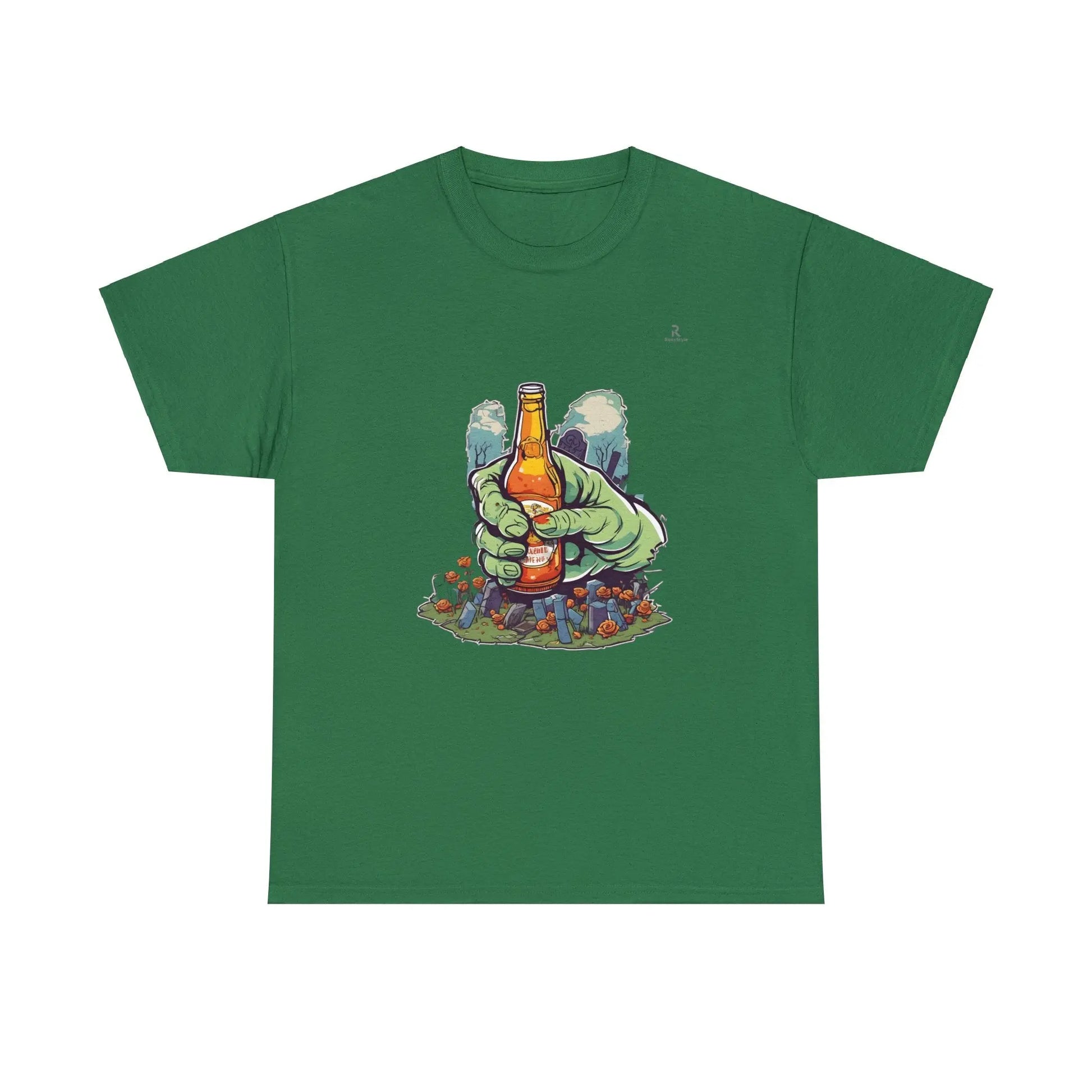 "A Zombie Aperitif: The Hand of Thirst at the Cemetery" (U.S) - RoosStyle Design