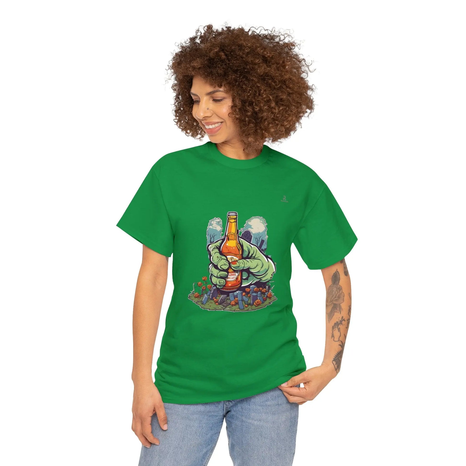 "A Zombie Aperitif: The Hand of Thirst at the Cemetery" (U.S) - RoosStyle Design