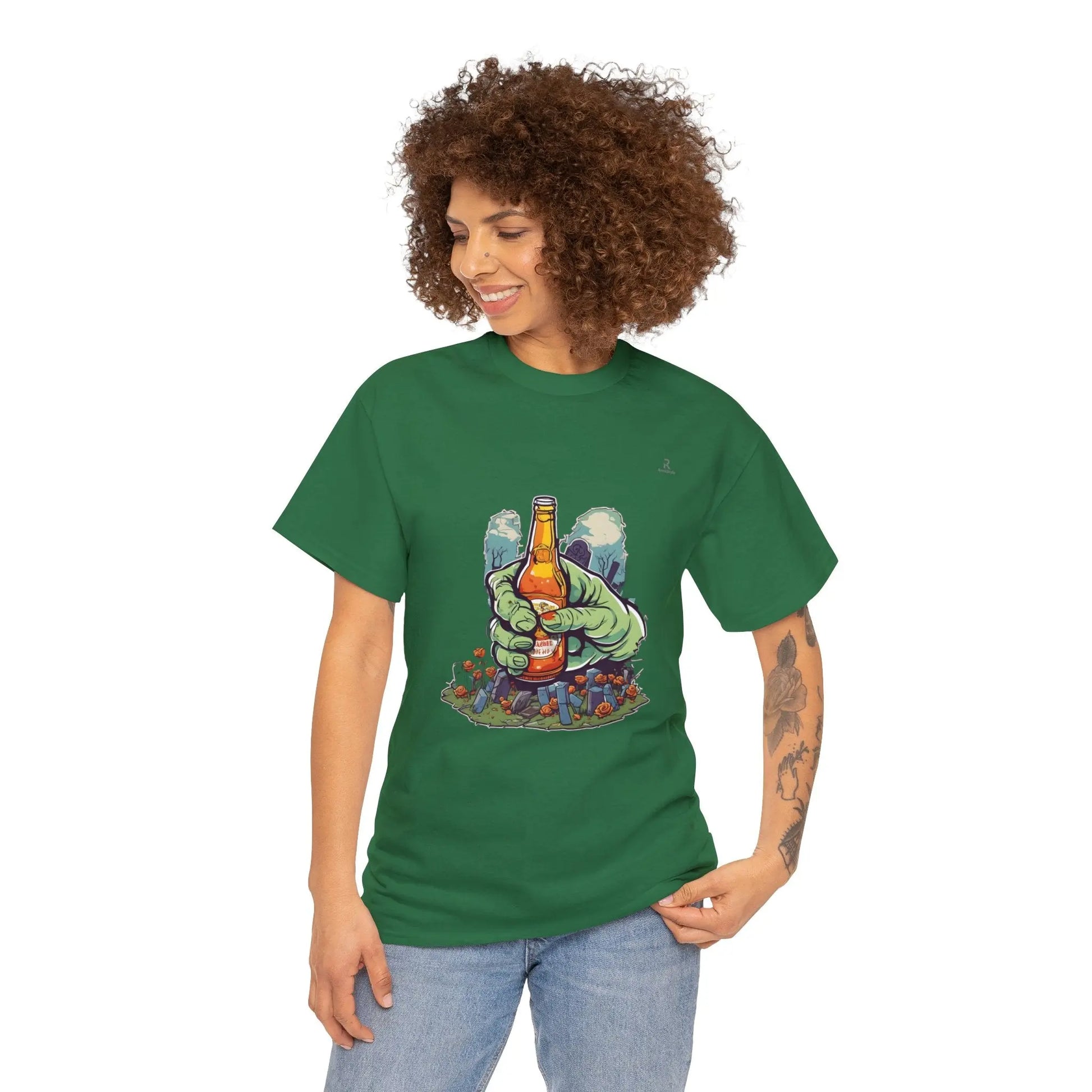 "A Zombie Aperitif: The Hand of Thirst at the Cemetery" (U.S) - RoosStyle Design