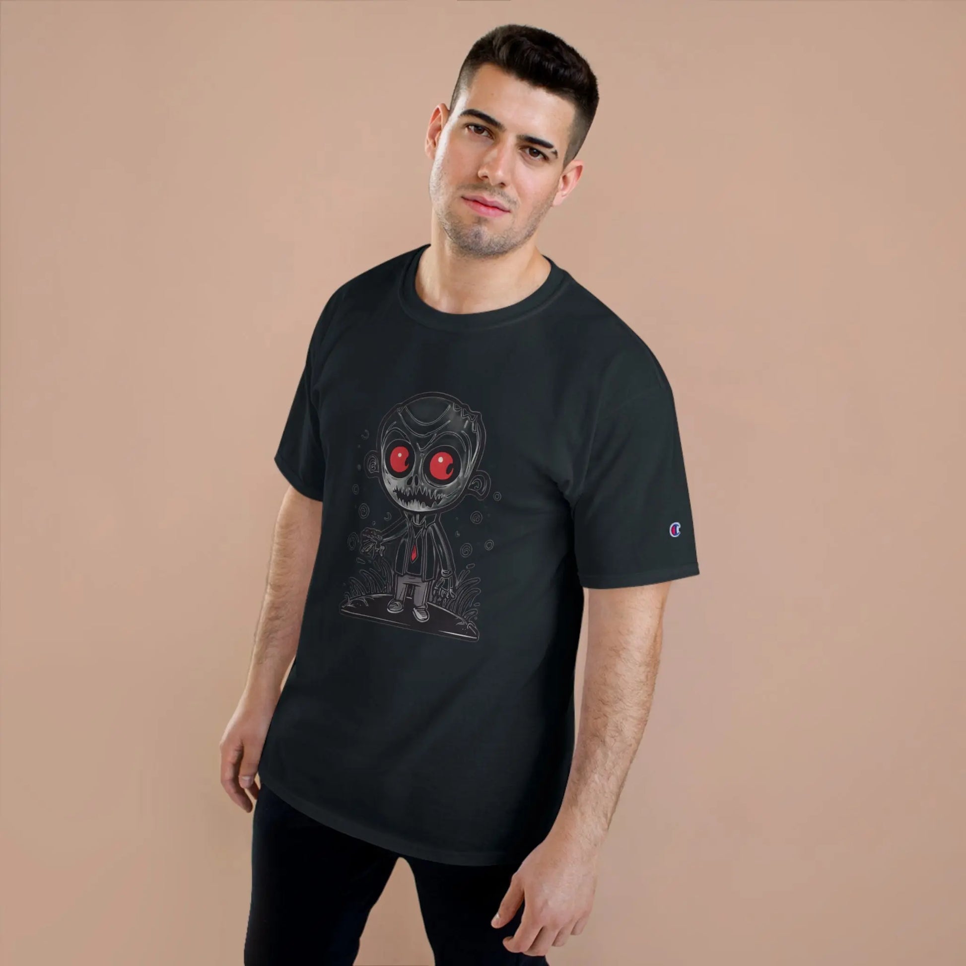 Halloween Mini-Monster Teacher Champion T-Shirt - RoosStyle Design