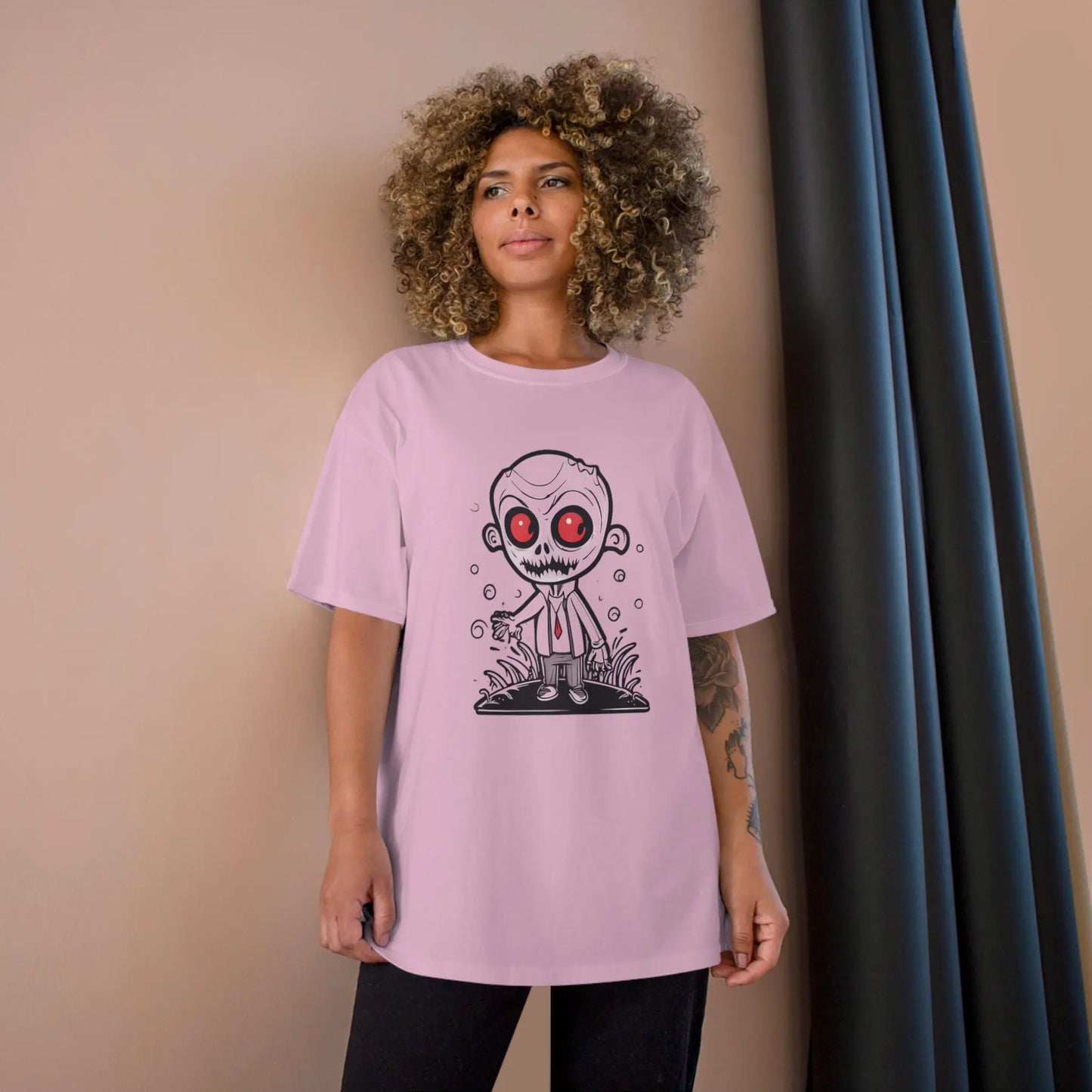 Halloween Mini-Monster Teacher Champion T-Shirt - RoosStyle Design