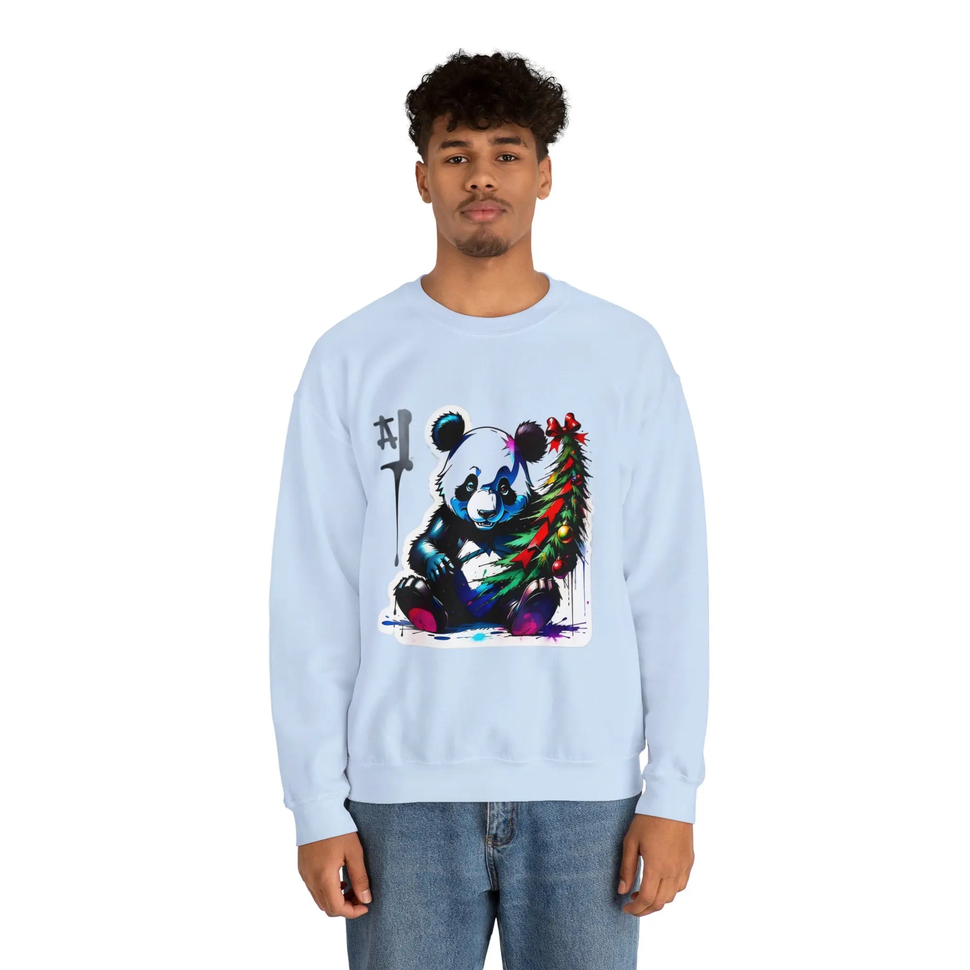 "The Christmas Panda: Spreader of Festive Joy" Sweatshirt(U.S) - RoosStyle Design