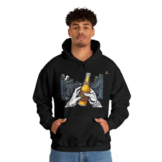 "Zombie Festival: Beer, Zombies and Hedge of Honor" Sweatshirt - RoosStyle Design