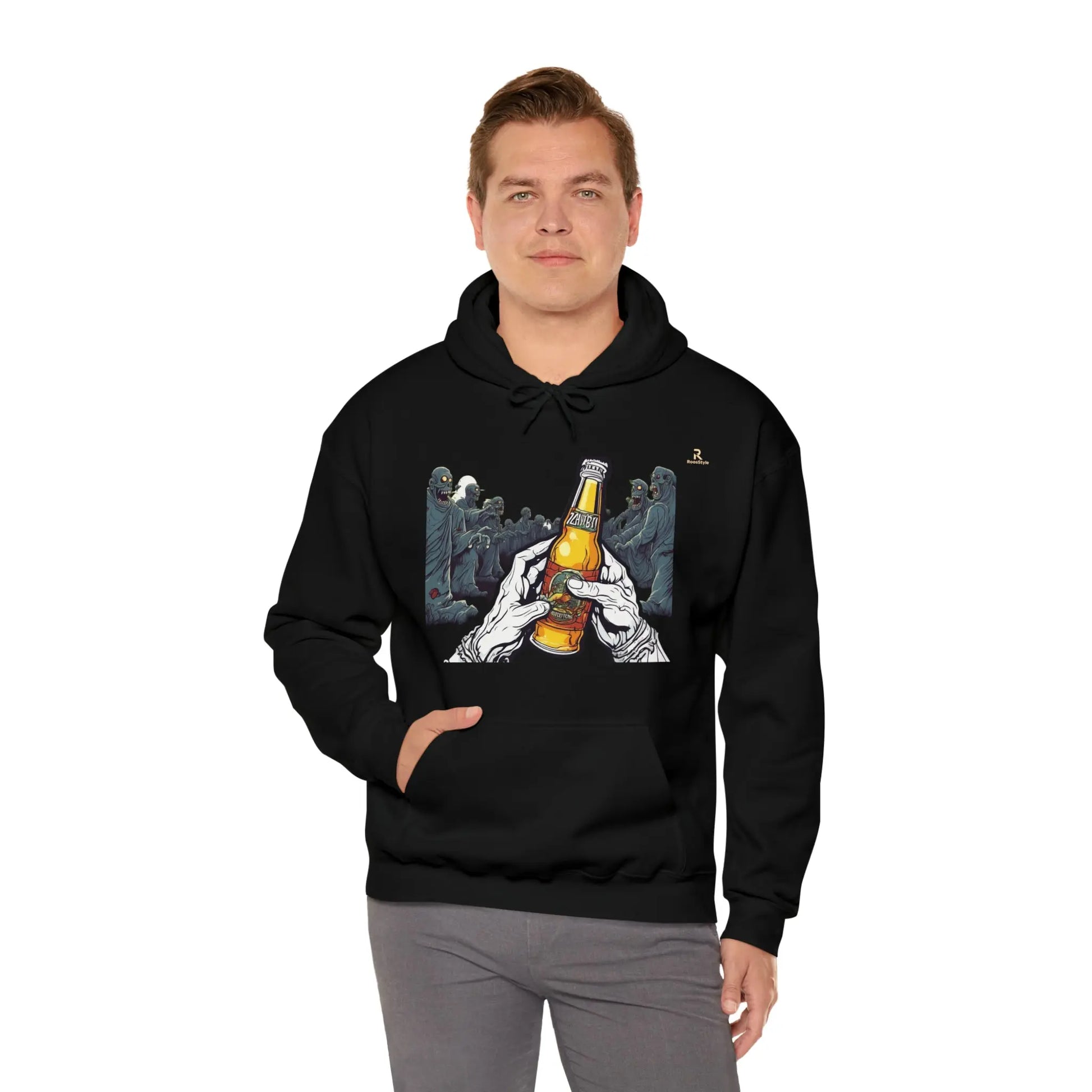"Zombie Festival: Beer, Zombies and Hedge of Honor" Sweatshirt - RoosStyle Design