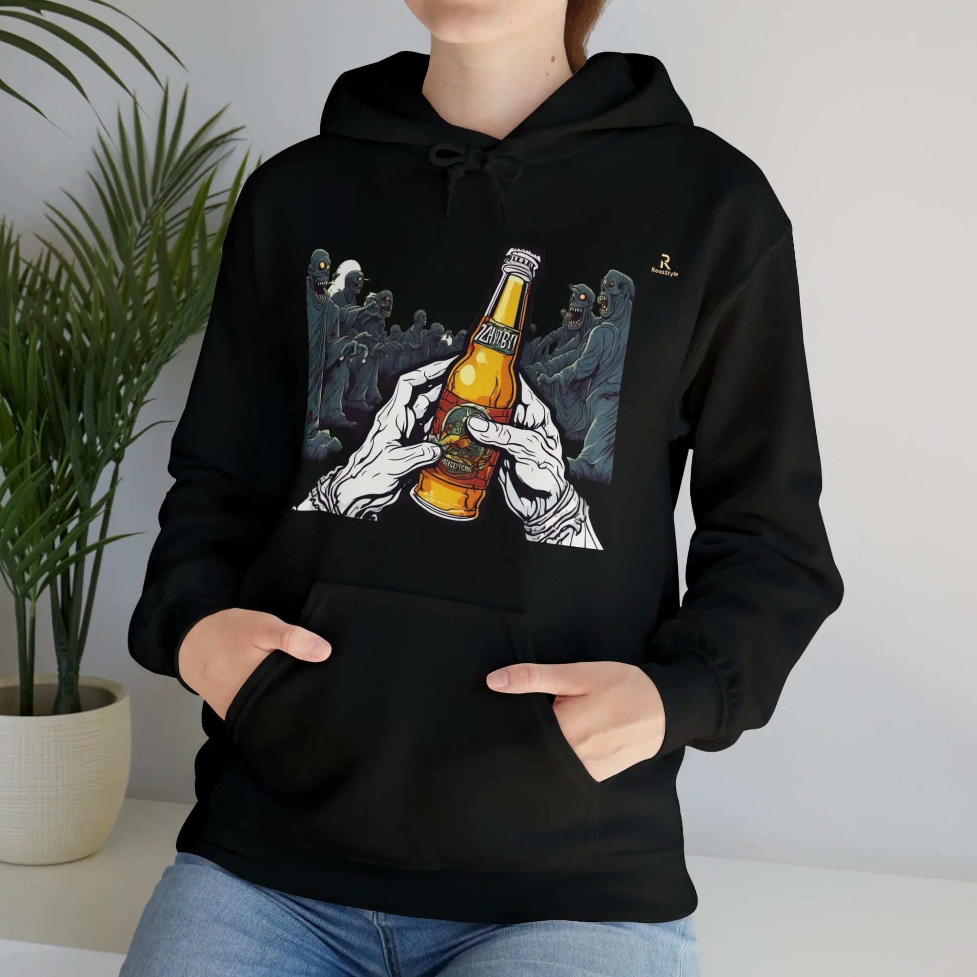 "Zombie Festival: Beer, Zombies and Hedge of Honor" Sweatshirt - RoosStyle Design