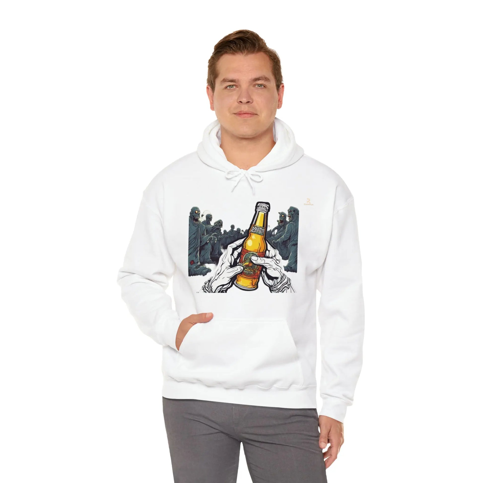 "Zombie Festival: Beer, Zombies and Hedge of Honor" Sweatshirt - RoosStyle Design