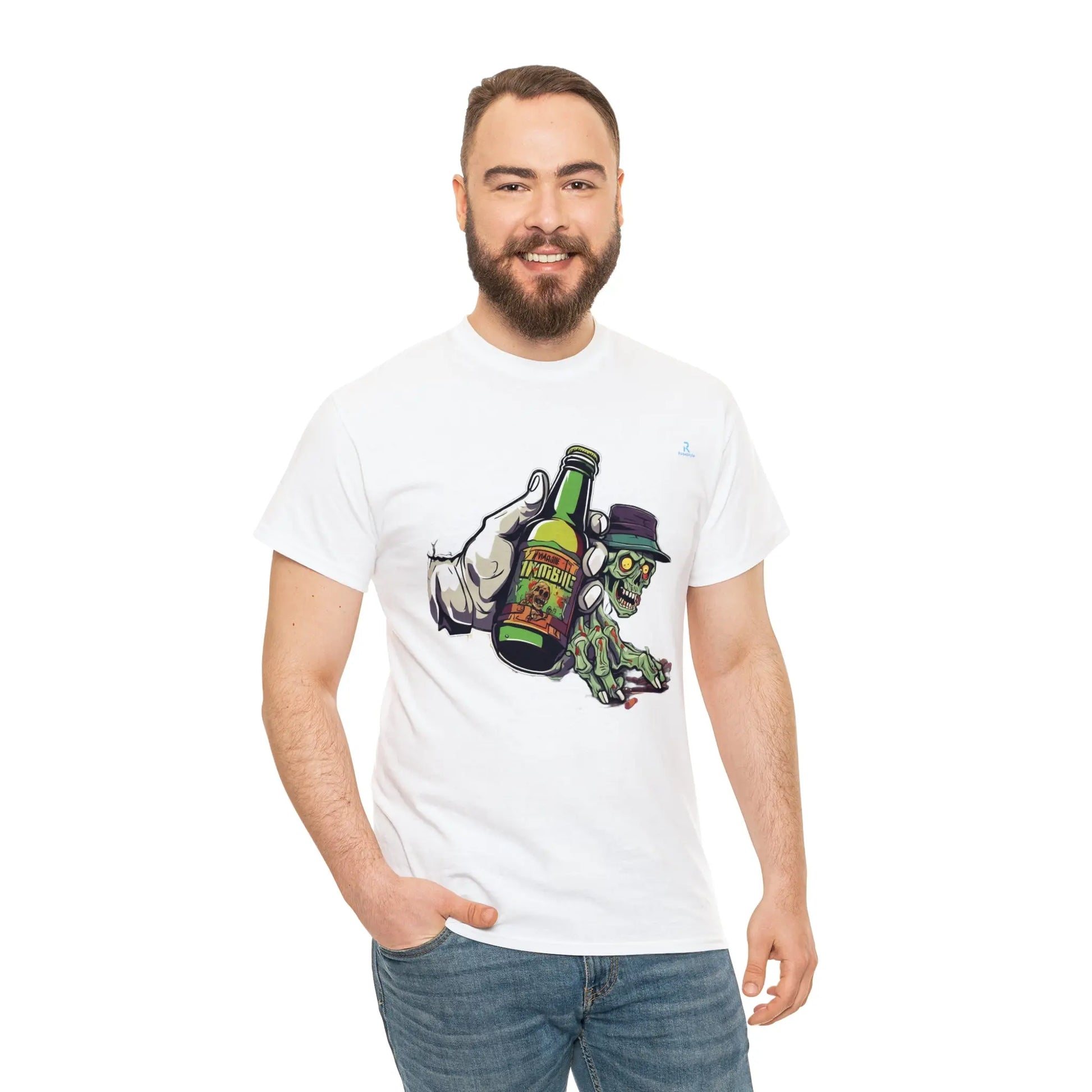 "Zombie with Beer: Thirst That Never Dies!" - RoosStyle Design