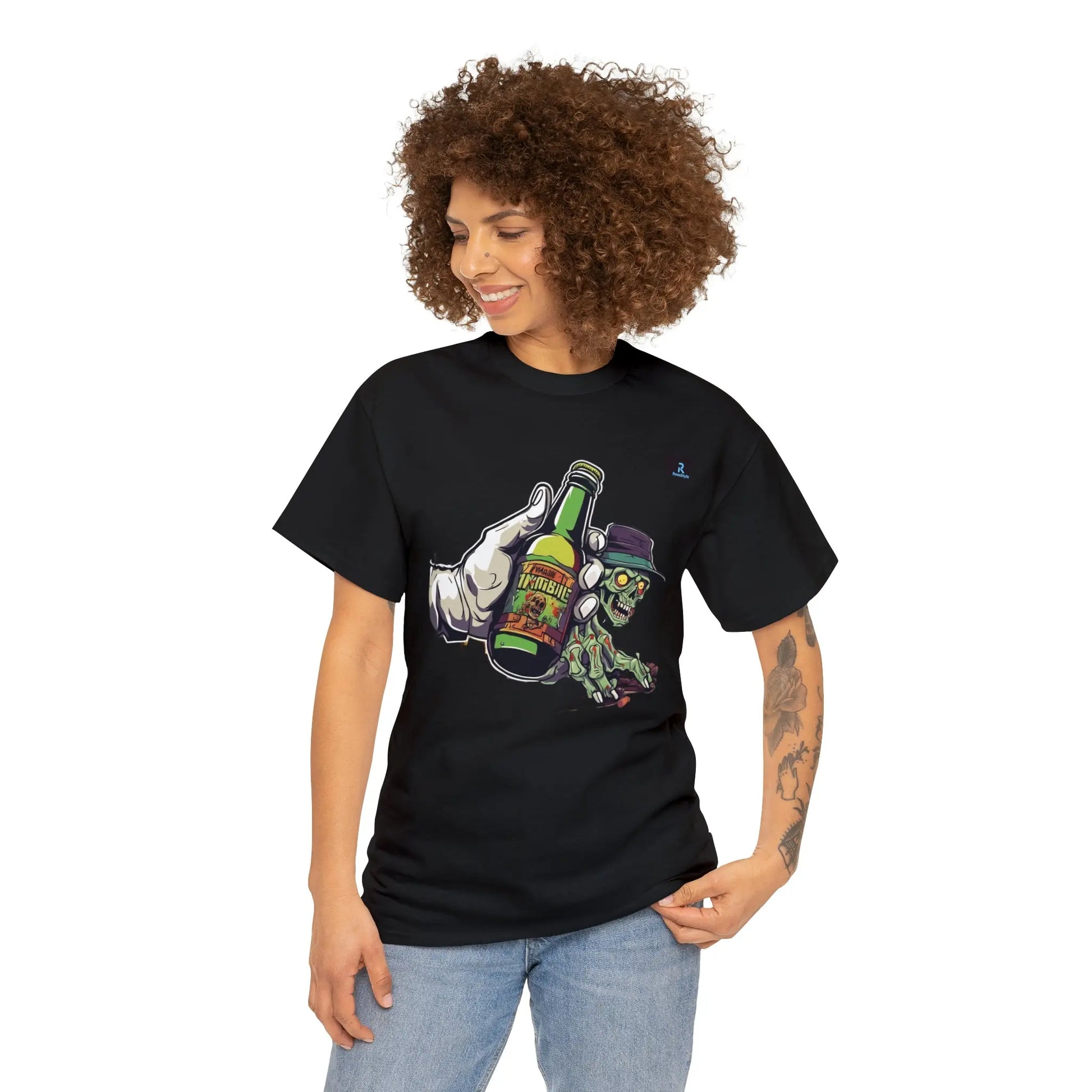 "Zombie with Beer: Thirst That Never Dies!" - RoosStyle Design
