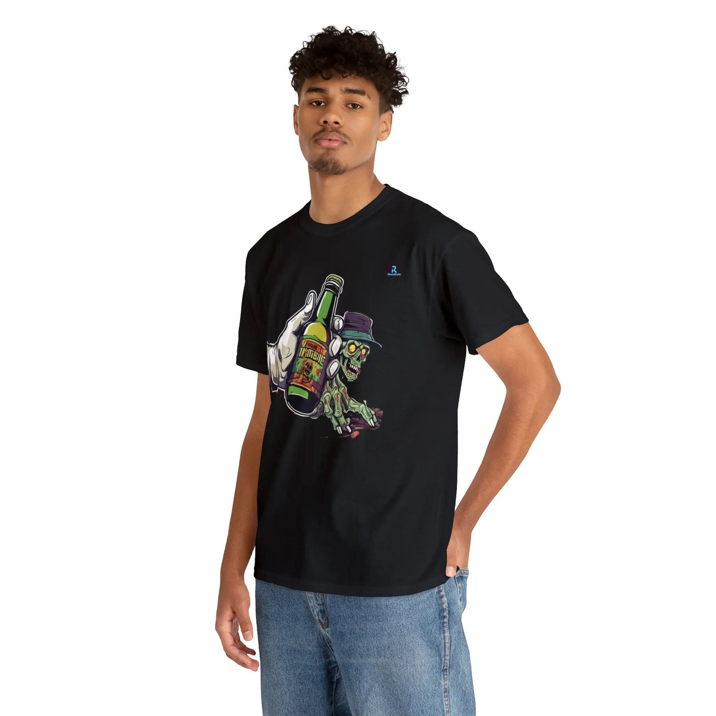 "Zombie with Beer: Thirst That Never Dies!" - RoosStyle Design