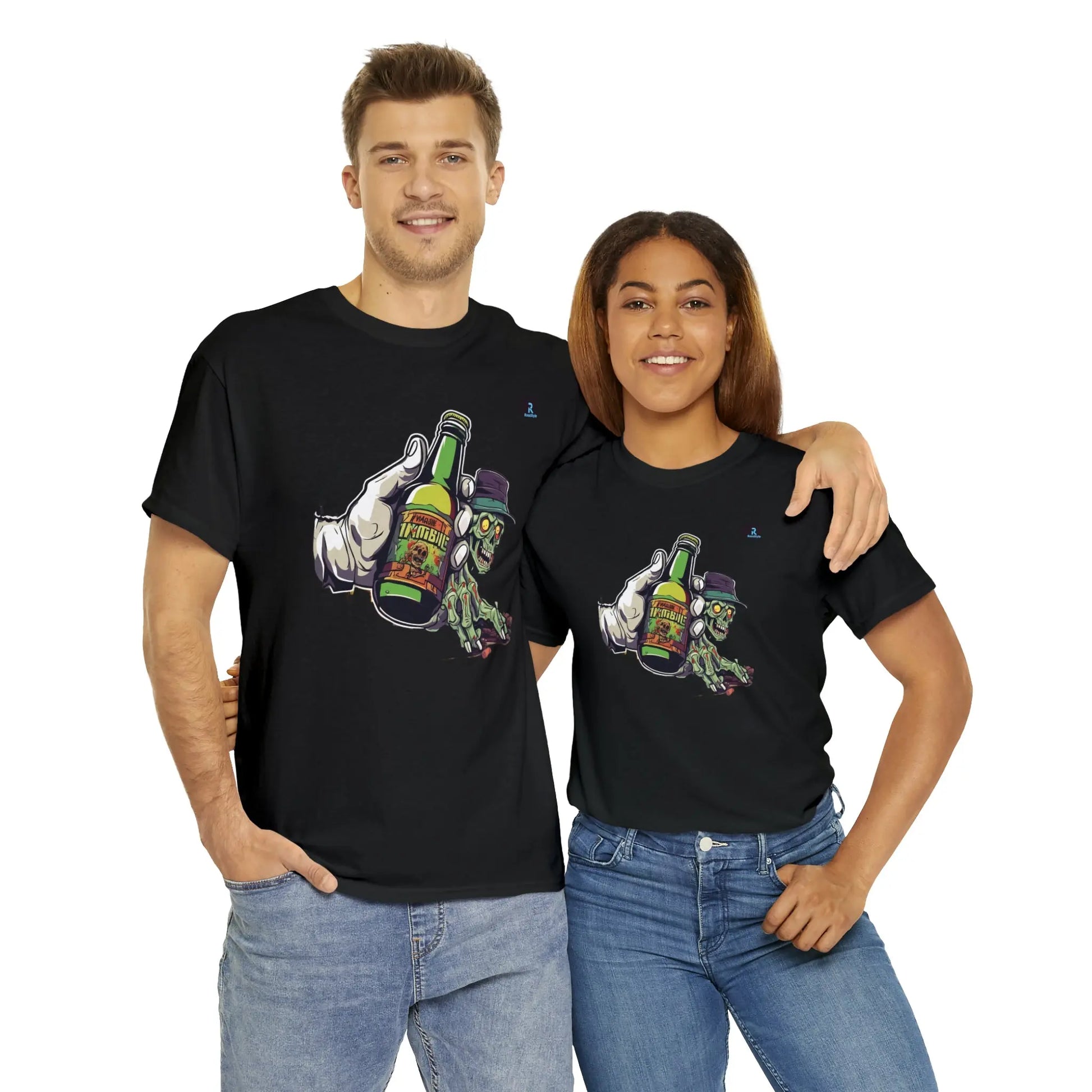 "Zombie with Beer: Thirst That Never Dies!" - RoosStyle Design