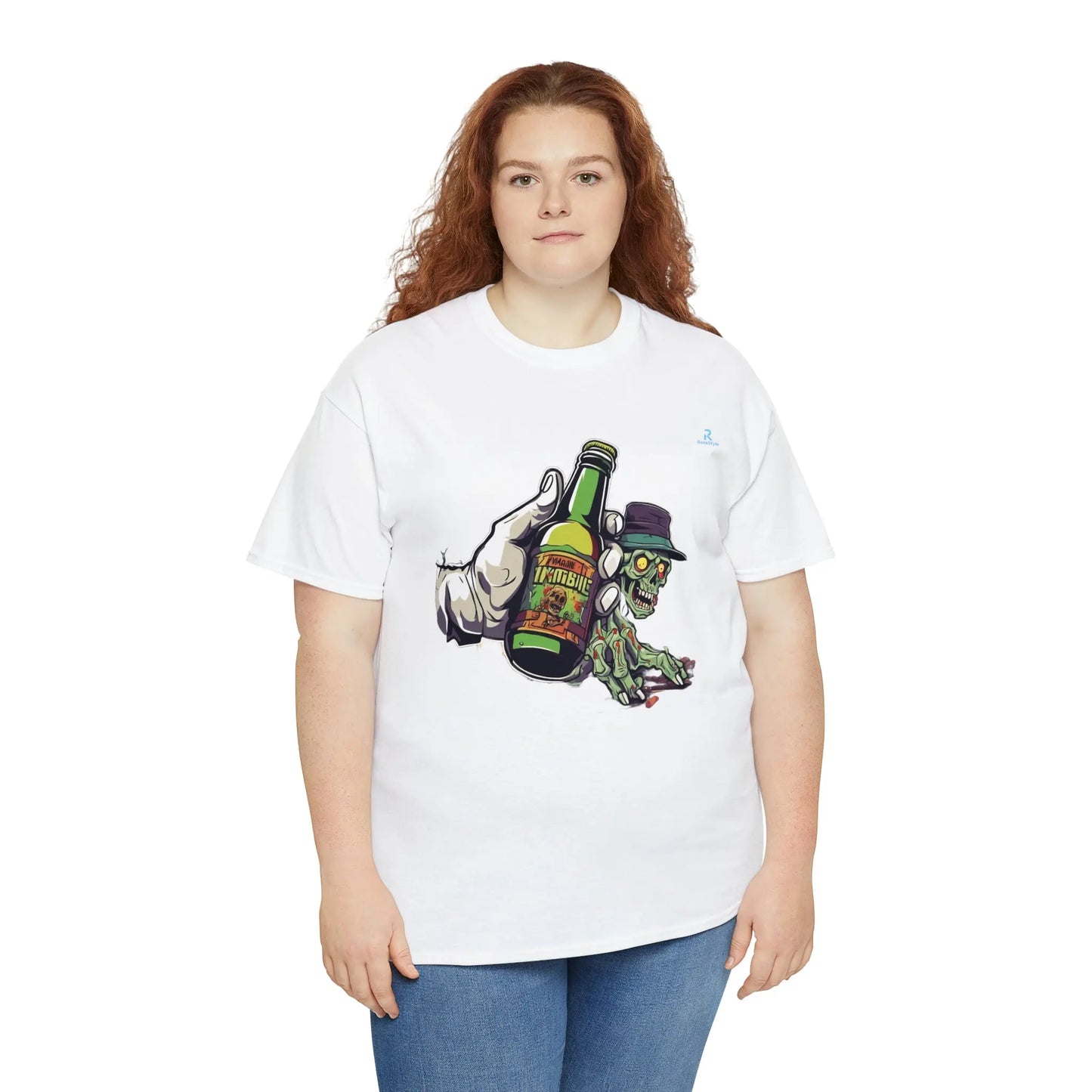 "Zombie with Beer: Thirst That Never Dies!" - RoosStyle Design