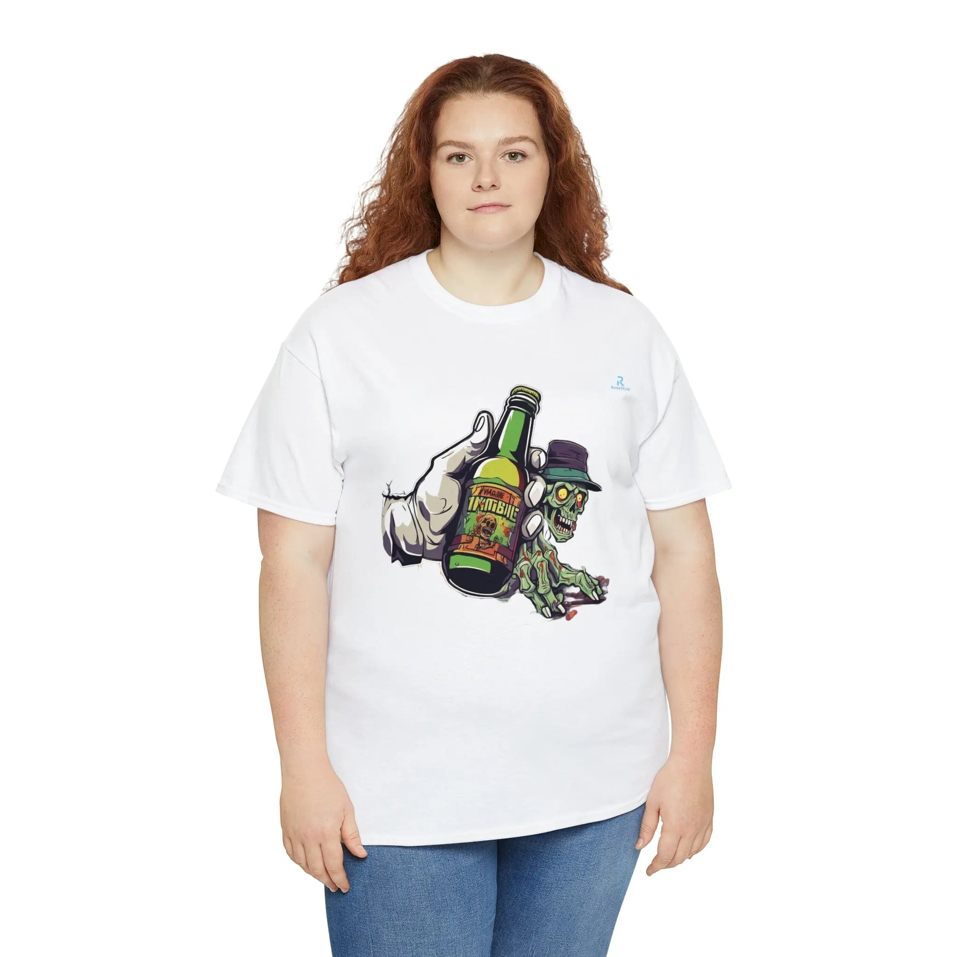 "Zombie with Beer: Thirst That Never Dies!" - RoosStyle Design